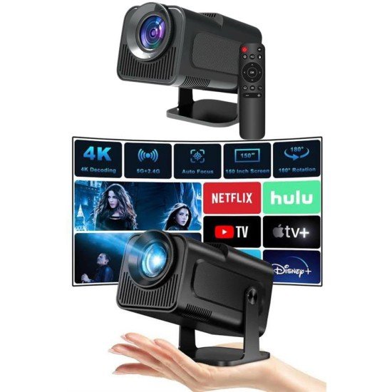 Projektör Siyah Android Taşınabilir Sinema Projeksiyon Wifi Destekli En Güncel Sürüm Akıllı Projektör Siyah Android Taşınabilir Sinema Projeksiyon Wifi Destekli En Güncel Sürüm Akıllı