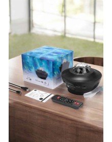 Projektör Yıldız Gece Lambası Disko Topu Bluetooth Bağlantılı Taşınabilir Şarjlı