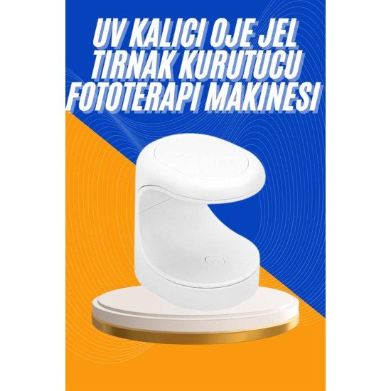 Protez Tırnak Kurutucu Kalıcı Oje Led Oje Kurutucu UV Işınlı Taşınabilir