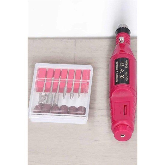 Protez Tırnak Manikür ve Pedikür Seti Elektrikli