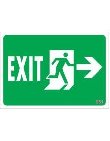 Yangın Çıkış Uyarı Levhası 17,5x25 KOD:951