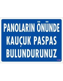 Elektrik Panosu Levhası 25x35 KOD:1128