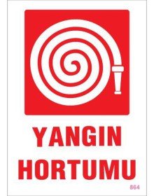Yangın Hortumu Uyarı Levhası 25x35 KOD:864