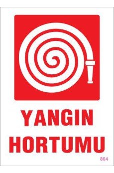 Yangın Hortumu Uyarı Levhası 25x35 KOD:864