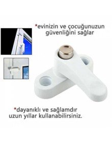 Pvc Kapı Pencere Emniyet Kilidi -  Düğmeli Pimapen Kilidi - ÇELİK