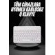 Q Klavye Türkçe Bluetooth Klavye Tüm Cihazlara Uyumlu Kablosuz Q Klavye Türkçe Bluetooth Klavye Tüm Cihazlara Uyumlu Kablosuz