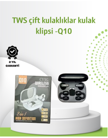 Q10 Bluetooth Kulaklık – Hafif, Şık Tasarım, Güçlü Pil ve Net Çağrı Kalitesi