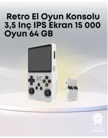 R36S 64 GB Retro El Konsolu – Gelişmiş Donanım ve Özelleştirilebilir Yazılım Yapısı
