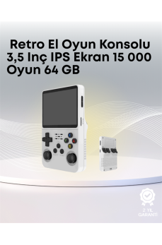 R36S 64 GB Retro El Konsolu – Gelişmiş Donanım ve Özelleştirilebilir Yazılım Yapısı
