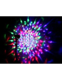 Renkli Led Döner Başlıklı Disko Ampulü