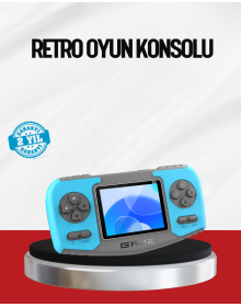 El Tipi Retro Oyun Konsolu Çocuklara Özel Portatif Oyun Makinesi