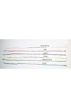 Renkli Şans Bileklikleri ( 6 Adet )