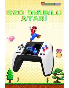 Retro Konsol P5 Uyumlu Taşınabilir 520 Oyunlu Kablosuz Game Stick