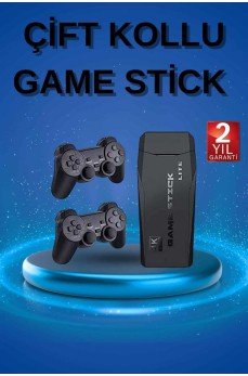 Retro Oyunlar 4k Game Stick 2.4g Kablosuz Çift Kol 3500 Oyun Atari Retro Oyunlar 4k Game Stick 2.4g Kablosuz Çift Kol 3500 Oyun Atari