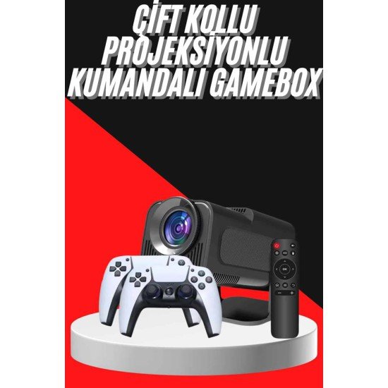 Retro Video Oyunu Konsolu Android Tv El Oyun Konsolu WIFI Taşınabilir Projeksiyon Cihazı