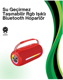 RGB Işıklı Taşınabilir Hoparlör – Çoklu Bağlantı Desteği