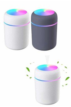 Rgb Işıklı Ulrasonik Ledli Hava Nemlendirici Buhar Makinesi Buhardanlık