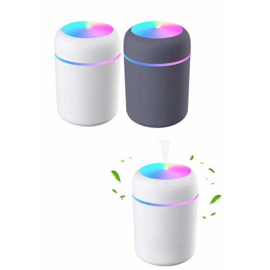 Rgb Işıklı Ulrasonik Ledli Hava Nemlendirici Buhar Makinesi Buhardanlık