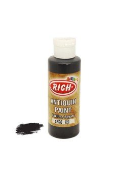 Rich 1606 Siyah 120 ml Eskitme Ahşap Boyası Rich 1606 Siyah 120 ml Eskitme Ahşap Boyası