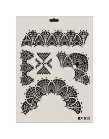 Rich Dantel Seri DN-918 Stencil 35x25 cm