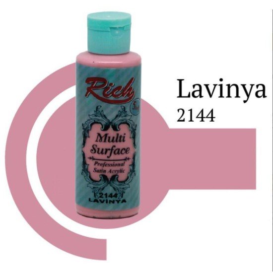 Rich Multi Surface 2144 Lavinya Akrilik Boya 120 cc Rich Multi Surface 2144 Lavinya Akrilik Boya 120 cc