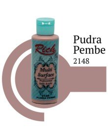 Rich Multi Surface 2148 Pudra Pembe Akrilik Boya 120 cc