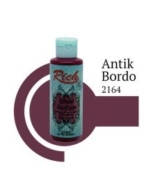 Rich Multi Surface 2164 Antik Bordo Akrilik Boya 120 cc