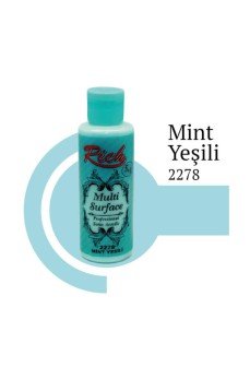 Rich Multi Surface 2278 Mint Yeşili Akrilik Boya 120 cc Rich Multi Surface 2278 Mint Yeşili Akrilik Boya 120 cc