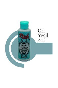 Rich Multi Surface 2288 Gri Yeşil Akrilik Boya 120 cc Rich Multi Surface 2288 Gri Yeşil Akrilik Boya 120 cc