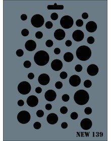 Rich New Seri N-139 Stencil 35x25 cm