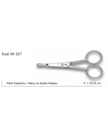 Rose Europe Aplike ve Nakış Makası Kıvrık Küt Uçlu No:4 10,16 CM