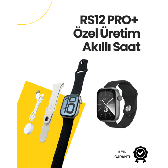 RS12 PRO+ 2025 Serisi Özel Üretim Full Ekranlı Akıllı Saat – Nabız ve Uyku Takibi, Bluetooth Arama, Garantili, Güçlü Batarya RS12 PRO+ 2025 Serisi Özel Üretim Full Ekranlı Akıllı Saat – Nabız ve Uyku Takibi, Bluetooth Arama, Garantili, Güçlü Batarya
