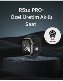 RS12 PRO+ 2025 Serisi Uzun Şarj Süreli Garantili Full Ekranlı Özel Üretim Akıllı Saat – 2GB Hafıza, AMOLED, GPS, Sesli Arama