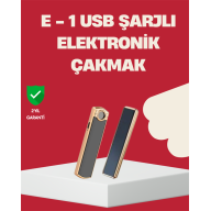 Rüzgar Geçirmez Elektronik Çakmak – Modern Tasarım, Metal Gövde