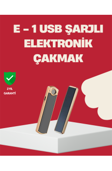 Rüzgar Geçirmez Elektronik Çakmak – Modern Tasarım, Metal Gövde