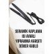 Saç Düzleştirici Isı Ayarlı Döner Kablo Yıpranma Karşıtı