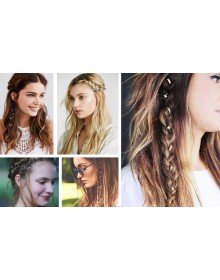 Saç Piercingi - Saç Yüzüğü - Silver