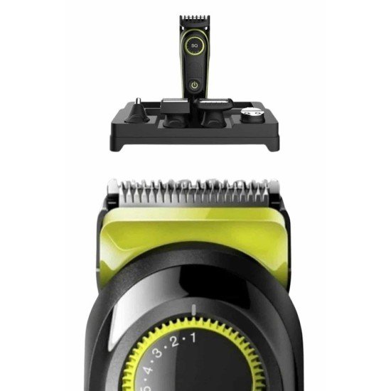 Saç Sakal Şekillendirici Tıraş Makinesi 5 Başlıklı Paslanmaz Çelik Bıçaklı Unısex