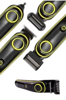 Saç Sakal Şekillendirici Tıraş Makinesi 5 Başlıklı Paslanmaz Çelik Bıçaklı Unısex