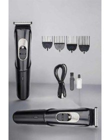 Saç Sakal Vücut Şarjlı Kablosuz Tıraş Makinesi Profesyonel Paslanmaz Çelik