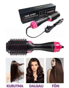 Saç Şekillendirici Ve Saç Düzleştirici Fön Tarağı Tarak Fırça 1200w Saç Kurutma