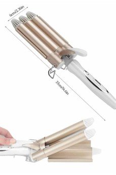 Saç Şekillendirici Wag Maşa Üçlü Yüksek Isı Ayarlı Seramik Kaplama Saç Şekillendirici Wag Maşa Üçlü Yüksek Isı Ayarlı Seramik Kaplama