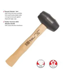 Sait Demirci Ağaç Saplı Lastik Tokmak No:50