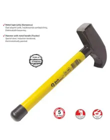 Sait Demirci Kamyoncu Metal Saplı Çekiç 1000 gr