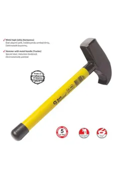 Sait Demirci Kamyoncu Metal Saplı Çekiç 2000 gr