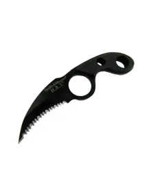 W HRT2 Tırtıklı Karambit 17 cm - Özel Kılıflı