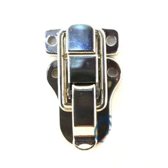 Sandık, Kutu Klipsi, Ön Kilidi - 48x30mm, Nikel, 1 Adet Sandık, Kutu Klipsi, Ön Kilidi - 48x30mm, Nikel, 1 Adet