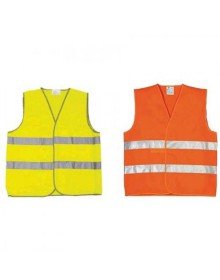 Sarı Reflektörlü Fosforlu İkaz Yeleği