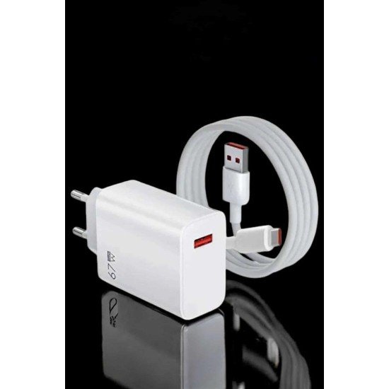 Şarj Aleti Turbo Hızlı 67W Type-C Hızlı Şarj
