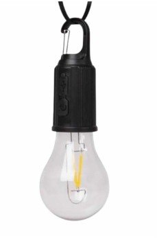 Şarjlı Aydınlatma Ampul Tasarımlı Ambians Işık Askılı Kamp Lambası